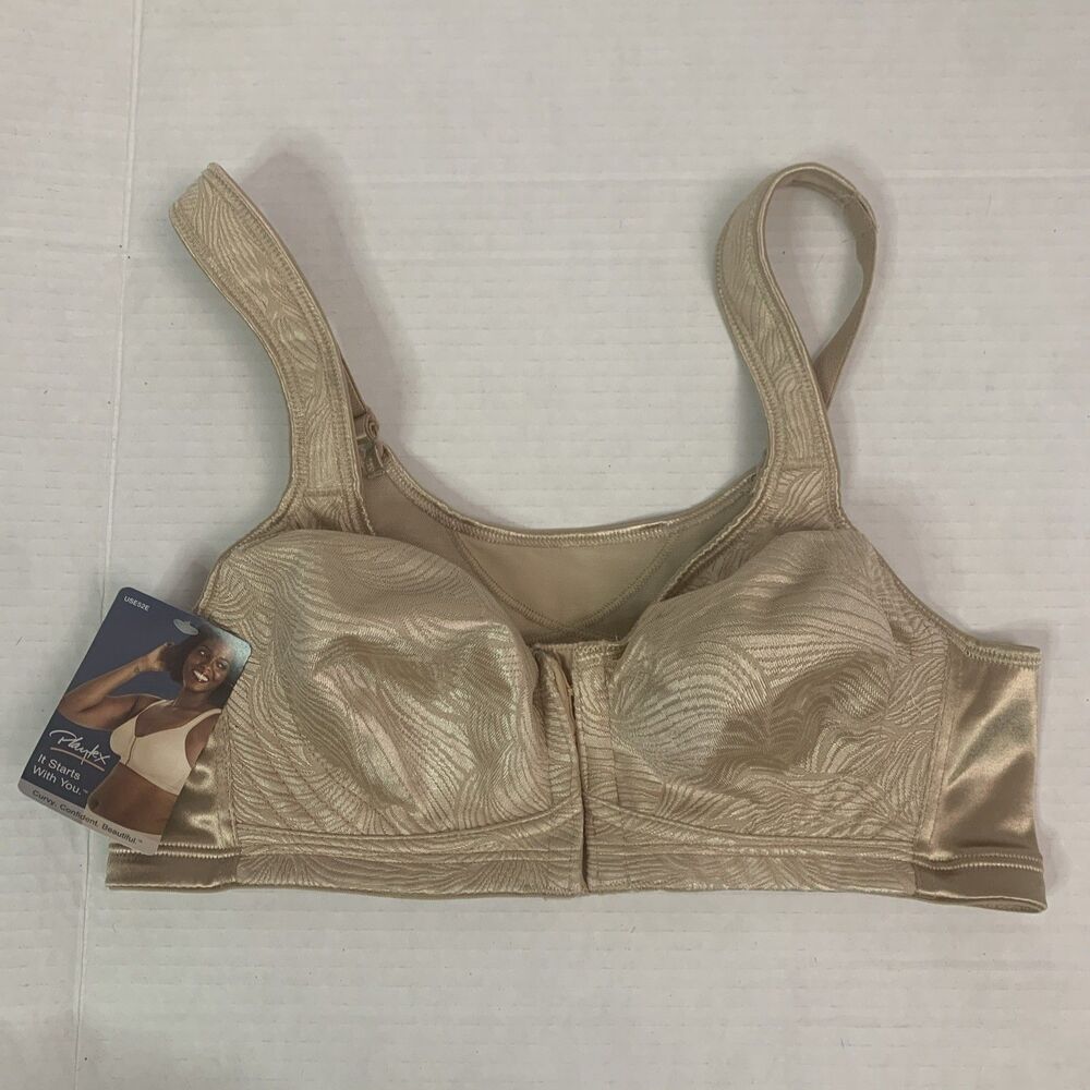 Playtex 18 Hour Wirefree Bra Posture Boost PowerSupport Side Back 36b E52e